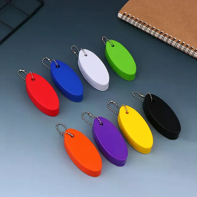 Porte-clés flottant ovale en mousse – vue 4