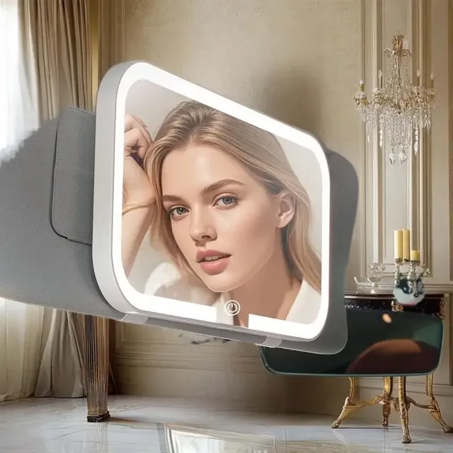 Miroir de maquillage haute définition avec lumières LED… – vue 5