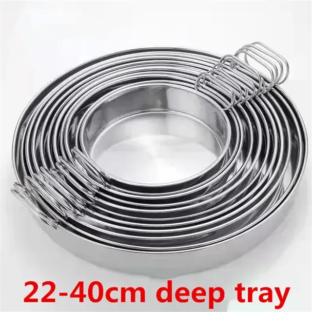 Bassin rond en acier inoxydable 304 pour le stockage des… – vue 2