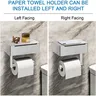 Porte-papier hygiénique avec étagère – vue 4