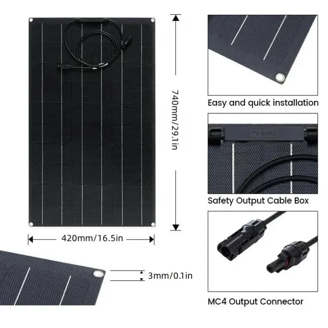 Panneau solaire super puissant – vue 3
