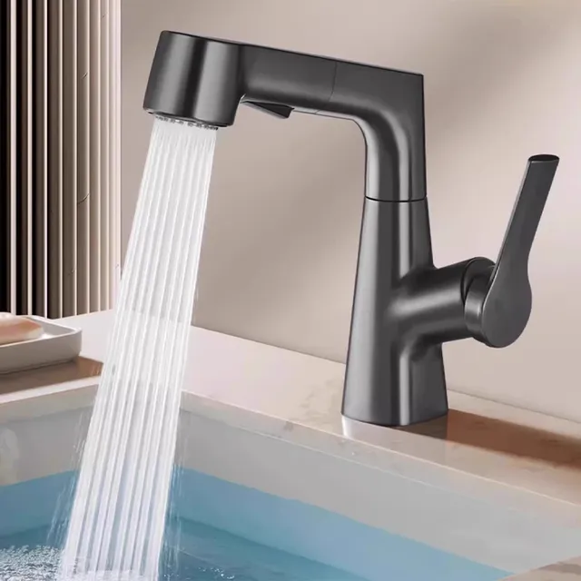 Robinet de lavabo à ressort – vue 2