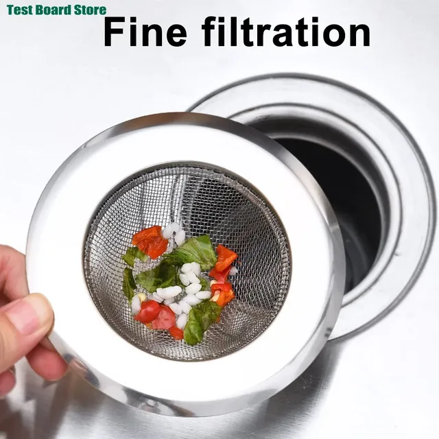 Filtre d'évier de cuisine en acier inoxydable – vue 3