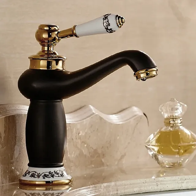 Robinet de lavabo en cuivre Vintage – vue 3