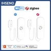 Tuya WiFi/ZigBee capteur d&rsquo;eau alarme de fuite détecteur de fuite d&rsquo;inondation maison intelligente APP télécommande Protection de sécurité de la maison intelligente