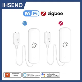 Tuya WiFi/ZigBee capteur d'eau alarme de fuite détecteur de fuite…