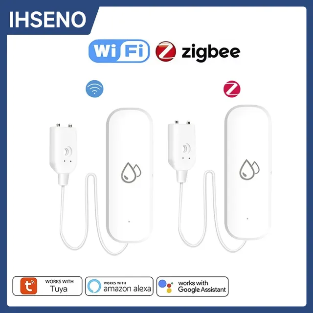 Tuya WiFi/ZigBee capteur d'eau alarme de fuite détecteur…