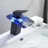 Robinet d'évier de lavabo cascade à couleur changeante… – vue 3