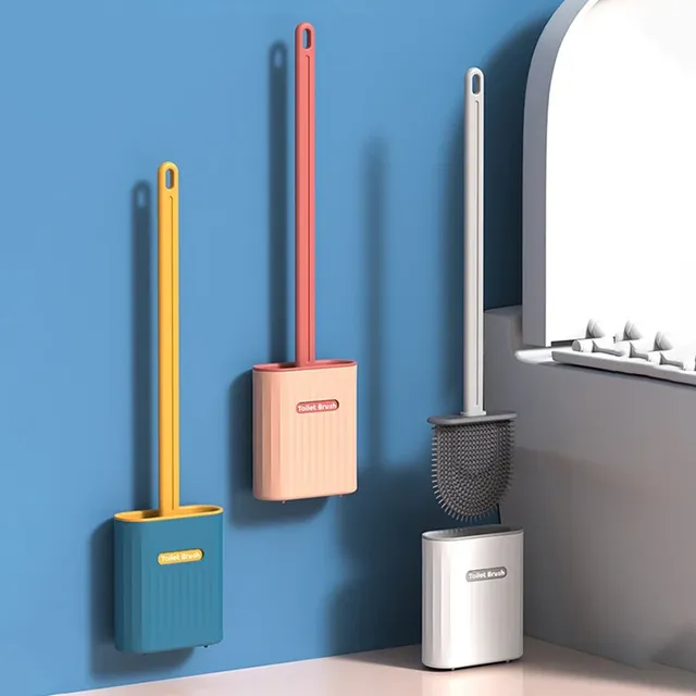 Brosse en silicone pour livres de toilette