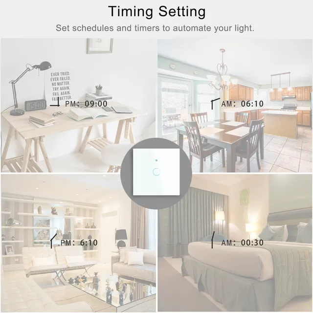 Interrupteur tactile mural WiFi – vue 6