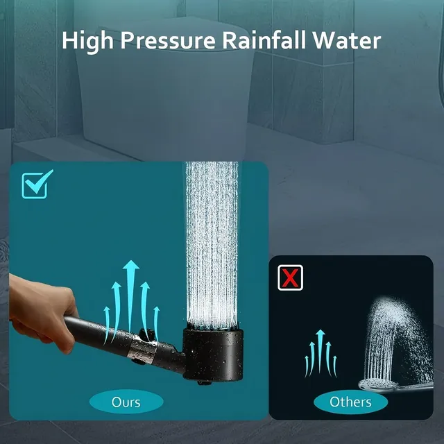 Pulvérisateur de douche à main haute pression avec 3… – vue 6