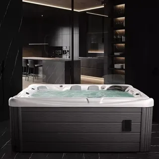 Baignoire moderne autoportante Spa multifonctionnelle en mousse