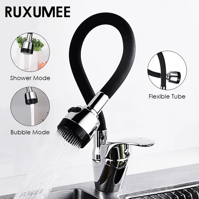 Robinet de cuisine Flexible rotatif à 360 degrés