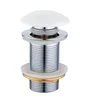 Bonde lavabo clicclac capuchon céramique blanc mat corps… – vue 2