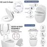 Siège de toilette blanc – vue 4