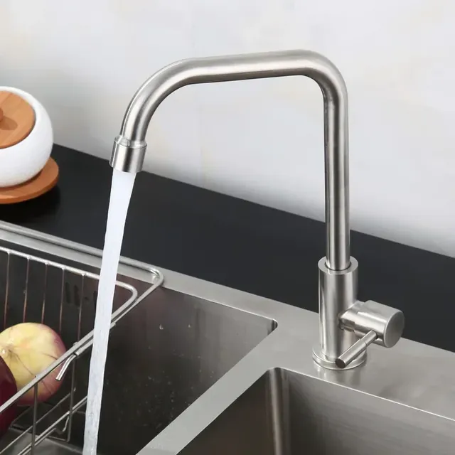 Robinet de cuisine en acier inoxydable – vue 6