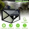 1/2/4/6 pièces 100 mur LED lumières lampe solaire… – vue 1