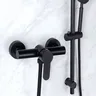 Robinet de douche de salle de bains noir…