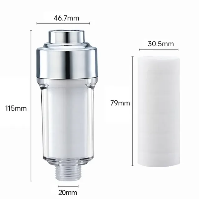 Filtre robinet cuisine plastique transparent cartouche… – vue 6