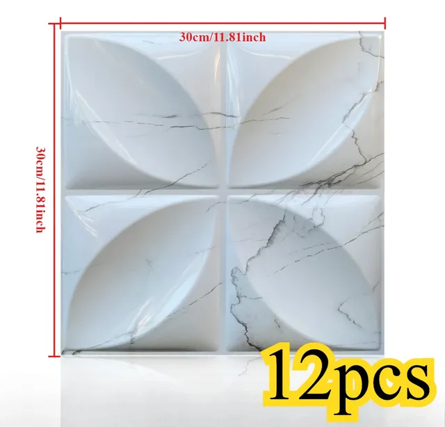 Panneau mural 3D PVC autocollant imperméable…
