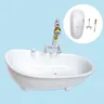 Baignoire poupée électrique plastique rose blanche… – vue 3