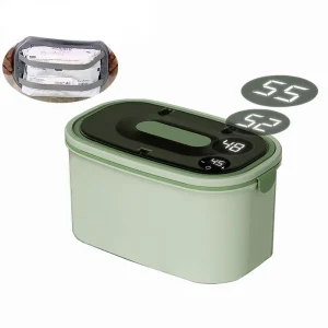 Réchauffeur de lingettes thermiques pour bébé, étui de papier de soie, distributeur de serviettes, couverture de boîte chauffante, chauffage, maison, voiture, UE, États-Unis