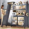 Support rangement cuisine acier carbone cinq niveaux… – vue 1
