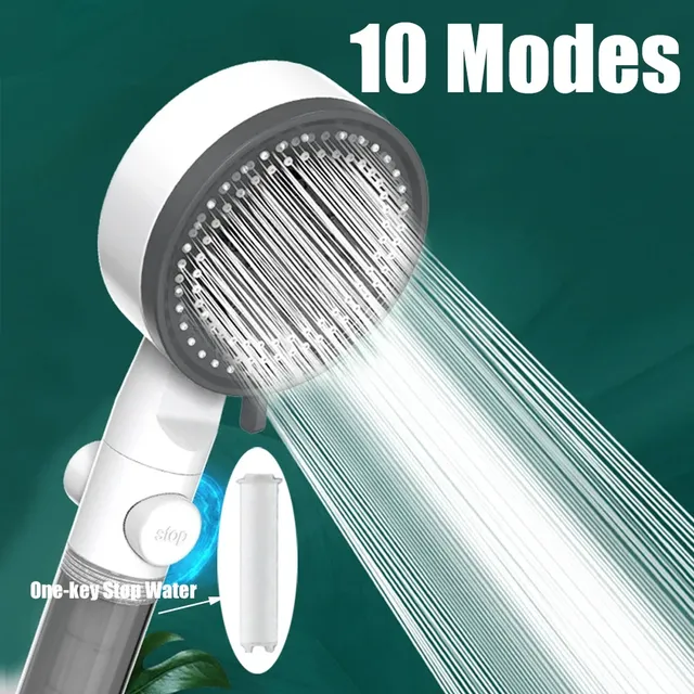Pommeau de douche filtré à économie d'eau haute pression