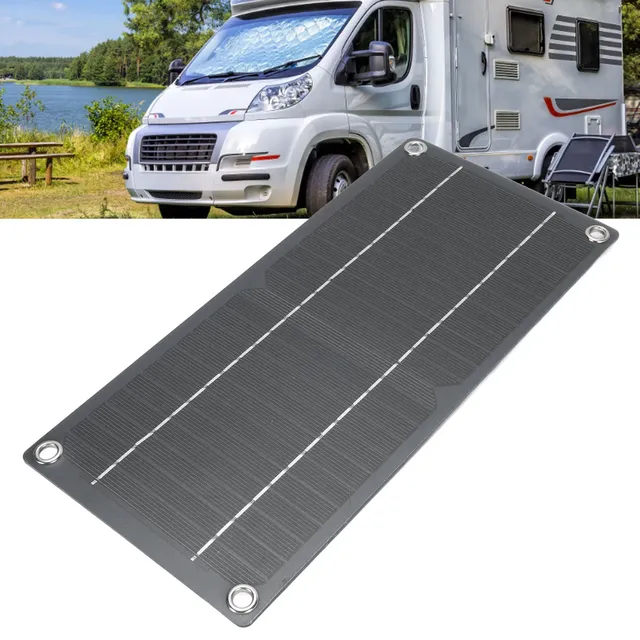 Kit panneau solaire monocristallin noir fin œillets… – vue 2