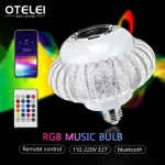 Ampoule musicale RGB, couleur de lumière blanche, télécommande, ampoule d&rsquo;ambiance avec haut-parleur, ampoule LED intelligente Bluetooth E27