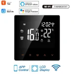 Thermostat intelligent WiFi, chauffage au sol électrique, eau, gaz, bomicrophone, télécommande de température, fonctionne avec Tuya Smart Andrea Alexa Google