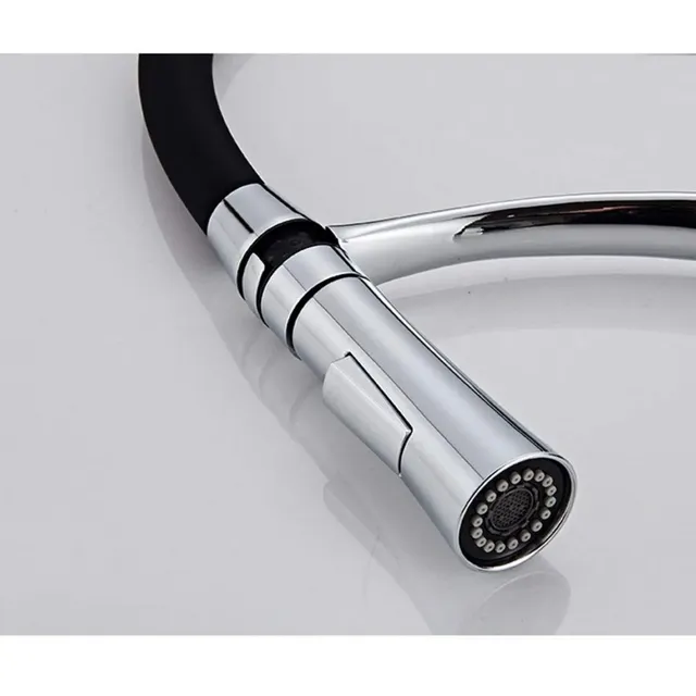 Robinet de cuisine extractible avec buse flexible en… – vue 4