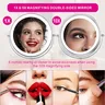 Miroir de maquillage LED grossissant de 8 pouces – vue 2
