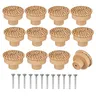 Boutons de commode en rotin Boho – vue 6