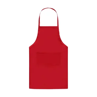 Tablier uni pour femmes et hommes avec doubles poches