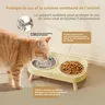 Double bol surélevé pour animaux de compagnie – vue 3