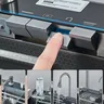 Évier de cuisine en acier inoxydable avec robinet – vue 3