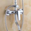Robinet de salle de bains mitigeur chaud et froid, robinets de baignoire, accessoires de douche, robinet mitigeur de douche chromé mural domestique Robinet de salle de bains mitigeur chaud et froid, robinets de baignoire, accessoires de douche, robinet mitigeur de douche chromé mural domestique