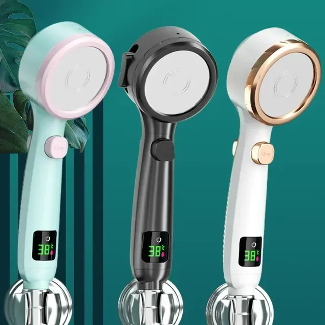 Pommeau de douche à affichage numérique de la température – vue 2