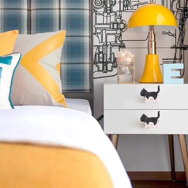 Poignée de meuble de dessin animé en forme de chat mignon – vue 4