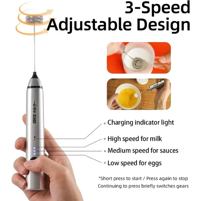 Mousseur à lait Rechargeable MHW-3BOMBER – vue 4