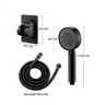 Pommeau main douche réglable cinq modes jets pluie… – vue 6
