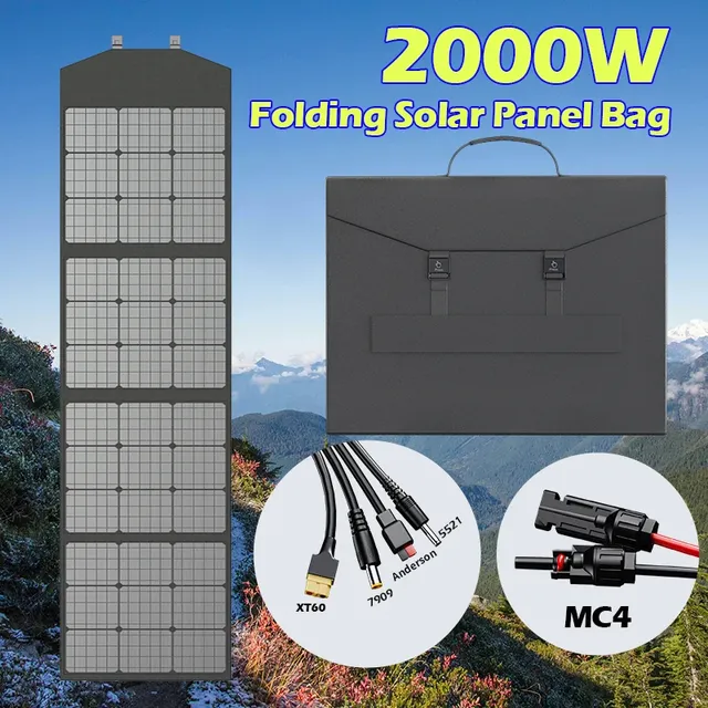 2000w 1500w 1000w 500w panneau solaire pliable Flexible… – vue 4