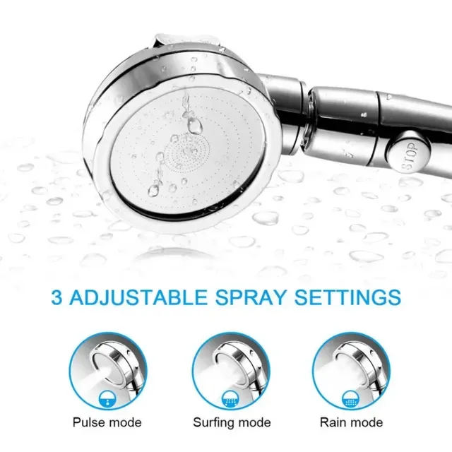Pommeau de douche réglable universel – vue 4