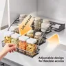 Étagère à épices extractible à 3 niveaux en acier au… – vue 2