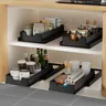 Tiroir coulissant organisateur cuisine plastique noir… – vue 3