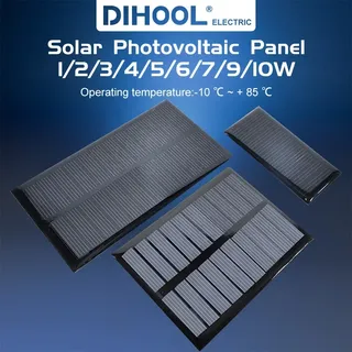 Chine panneaux solaires photovoltaïques 3v 6V 5v 1a 5w 10w mini…