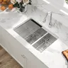 Évier de cuisine sous plan Double 28 pouces L – vue 4