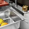 Robinet cascade d'évier de cuisine Nano brossé… – vue 2