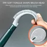 Brosse WC murale silicone picots manche ergonomique… – vue 4